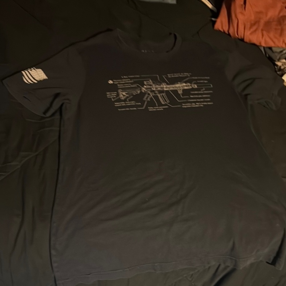 Black Short Sleeve Graphic Tee